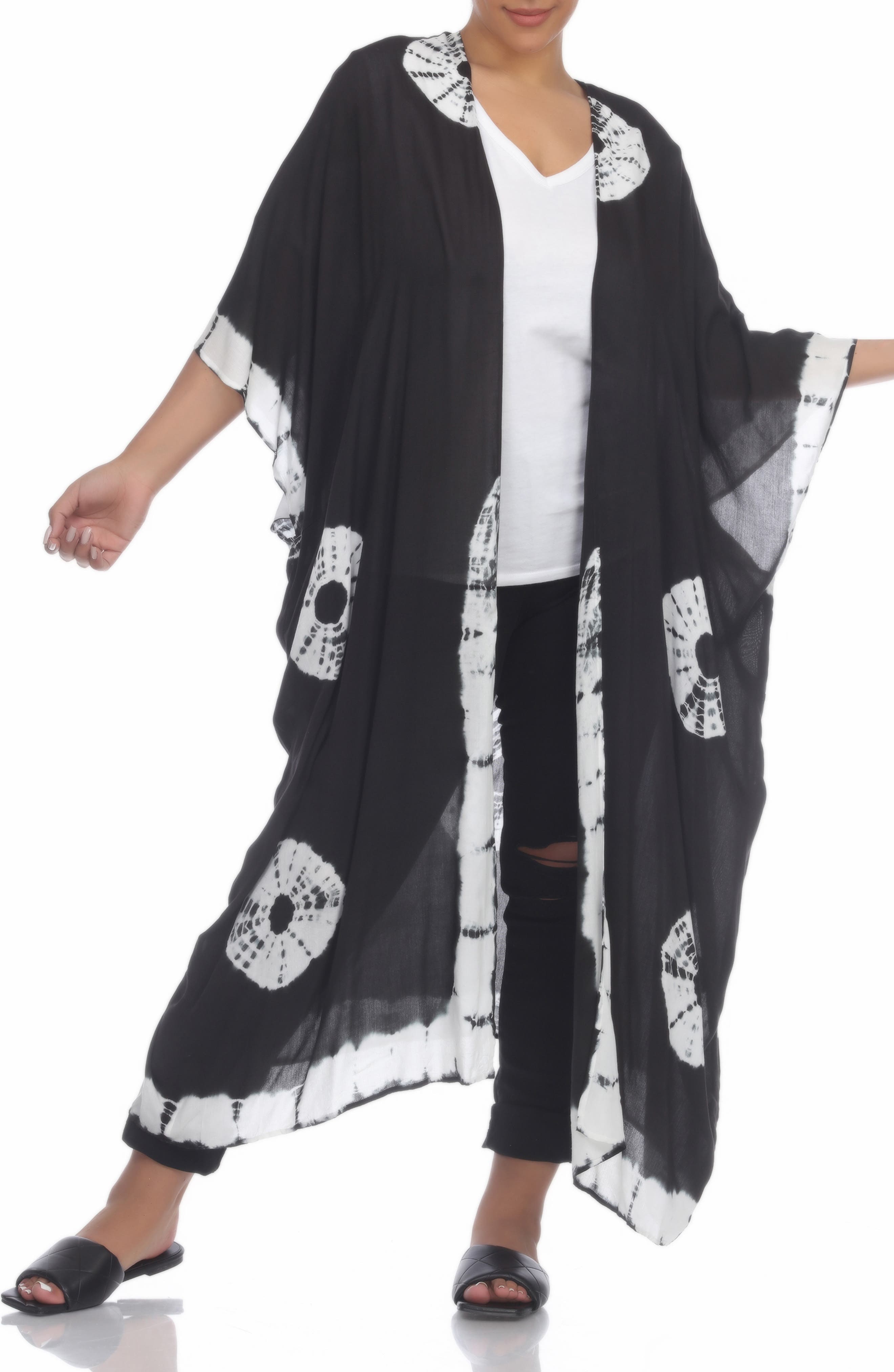 BOHO ME Tie Dye Cover-Up Kaftan