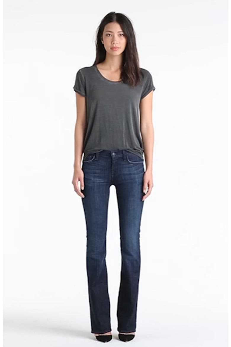 7 For All Mankind® Mid Rise Bootcut Stretch Jeans, Alternate, color, LOS ANGELES DARK