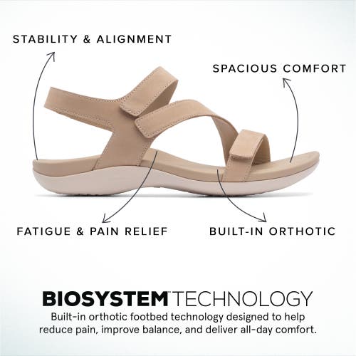Abeo Oasis Sandal In Cuban Sand - Metatarsal