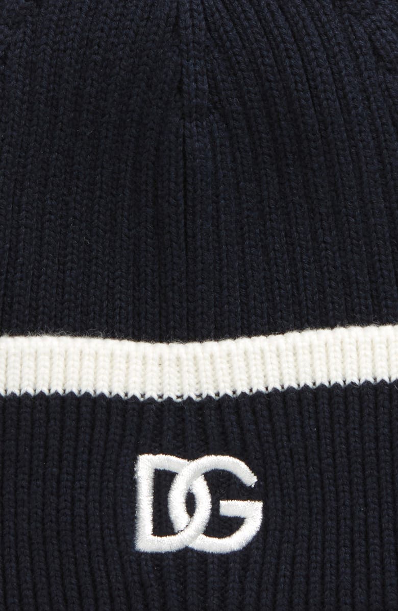 Dolce&Gabbana Logo Embroidered Beanie, Alternate, color, 