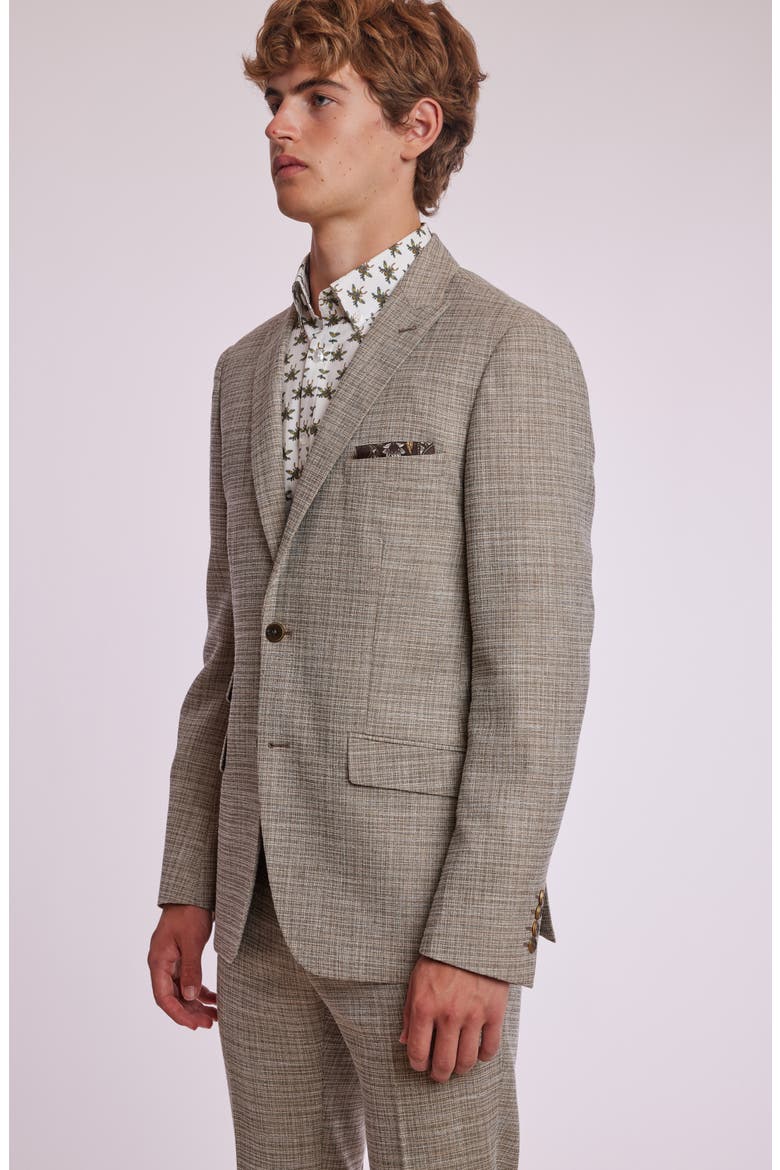 Ashton Slim Fit Sport Coat, Alternate, color, SAGE CREAM TEXTURE