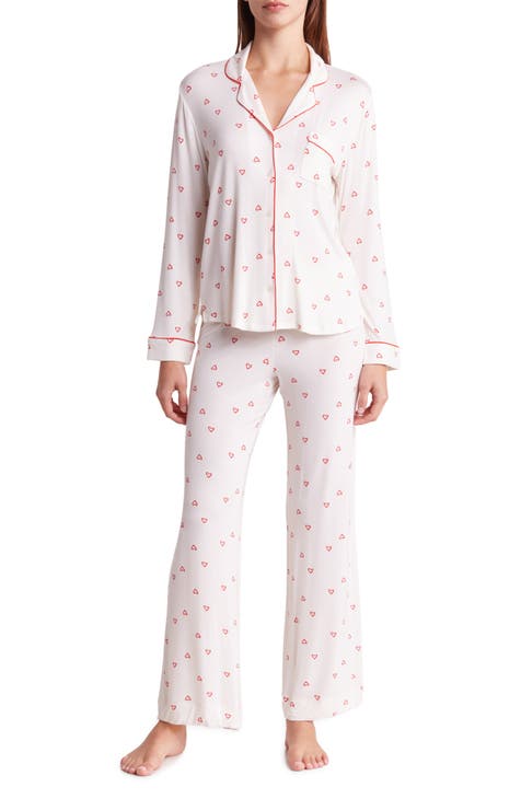 Tranquility Long Sleeve Shirt & Pants Two-Piece Pajama Set