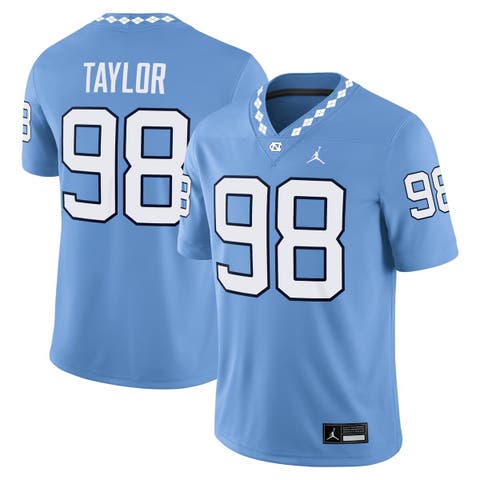Men's Jordan Brand Lawrence Taylor Light Blue North Carolina Tar Heels Home Game Jersey