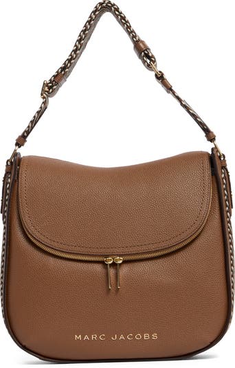 MARC JACOBS Groove Hobo Webbingレザーショルダーバッグ