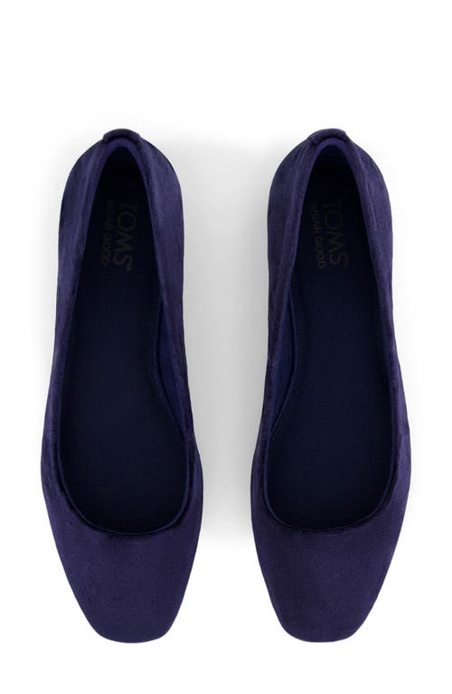 Toms Briella Ballet Flat In Blue