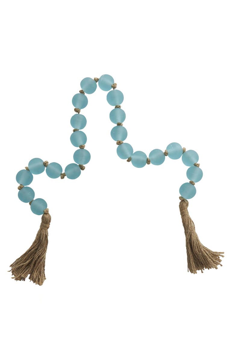 WILLOW ROW Bohemian Glass Beaded Tassel Garland, Alternate, color,