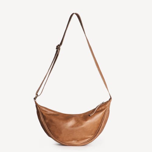 Joyn Leather Moon Sling In Brown