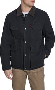 Levi's Corduroy Collar Cotton Canvas Jacket