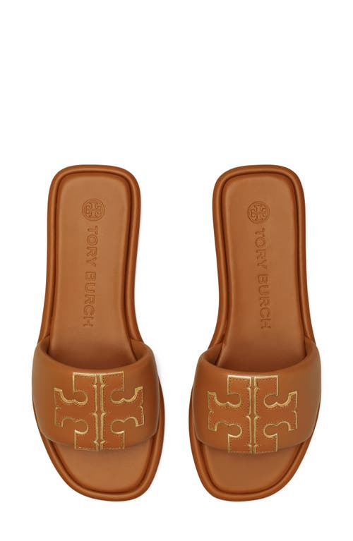 Tory Burch Double-t Leather Sport Slide Sandal