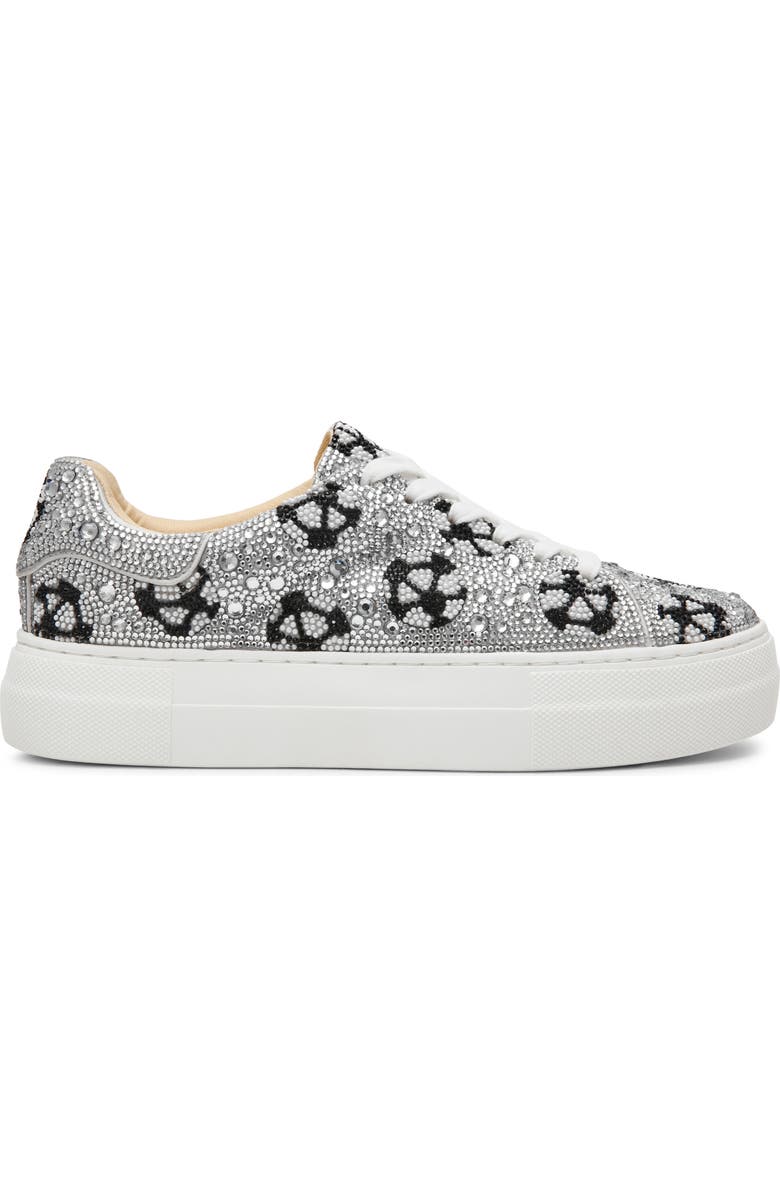 Betsey Johnson Sidny Platform Sneaker, Alternate, color, Soccer Ball