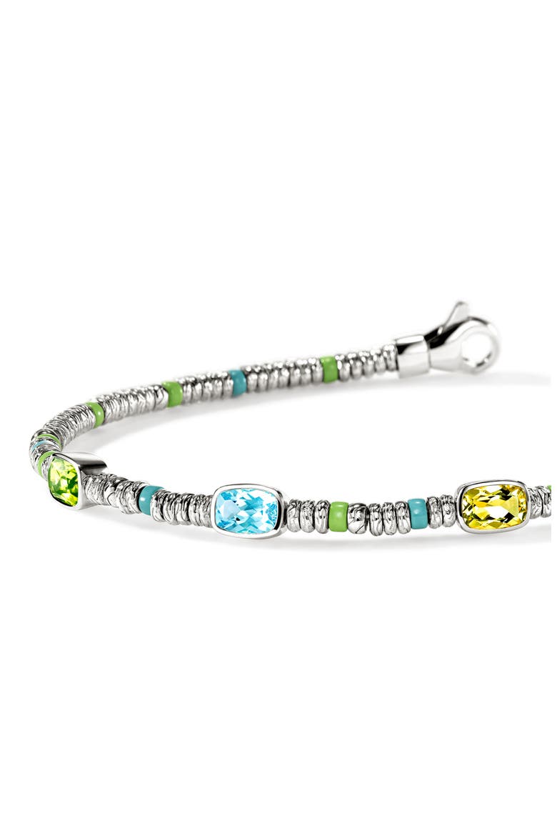 Heishi Bracelet, Alternate, color, PERIDOT