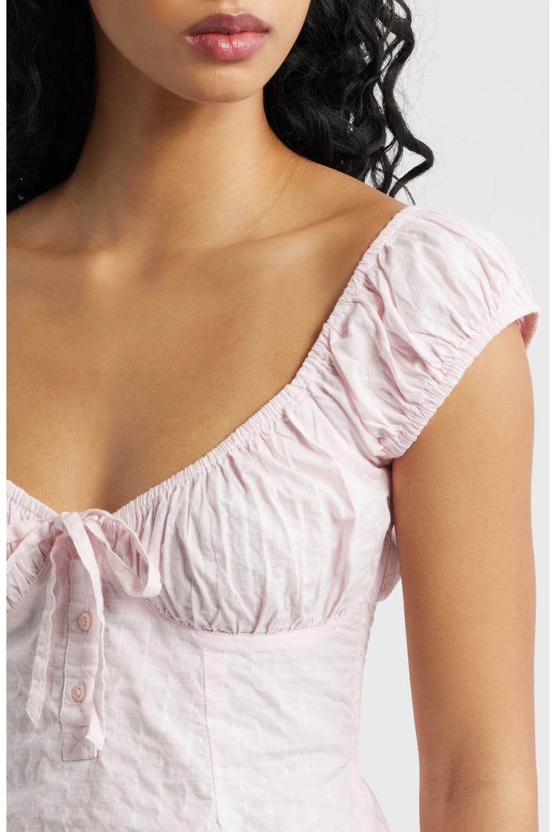 Hallie Cotton Blend Top, Alternate, color, PINK