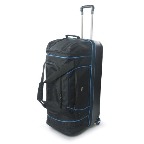 Ful Workhorse 30in Rolling Duffel Bag, Retractable Pull Handle, Split Level Storage
