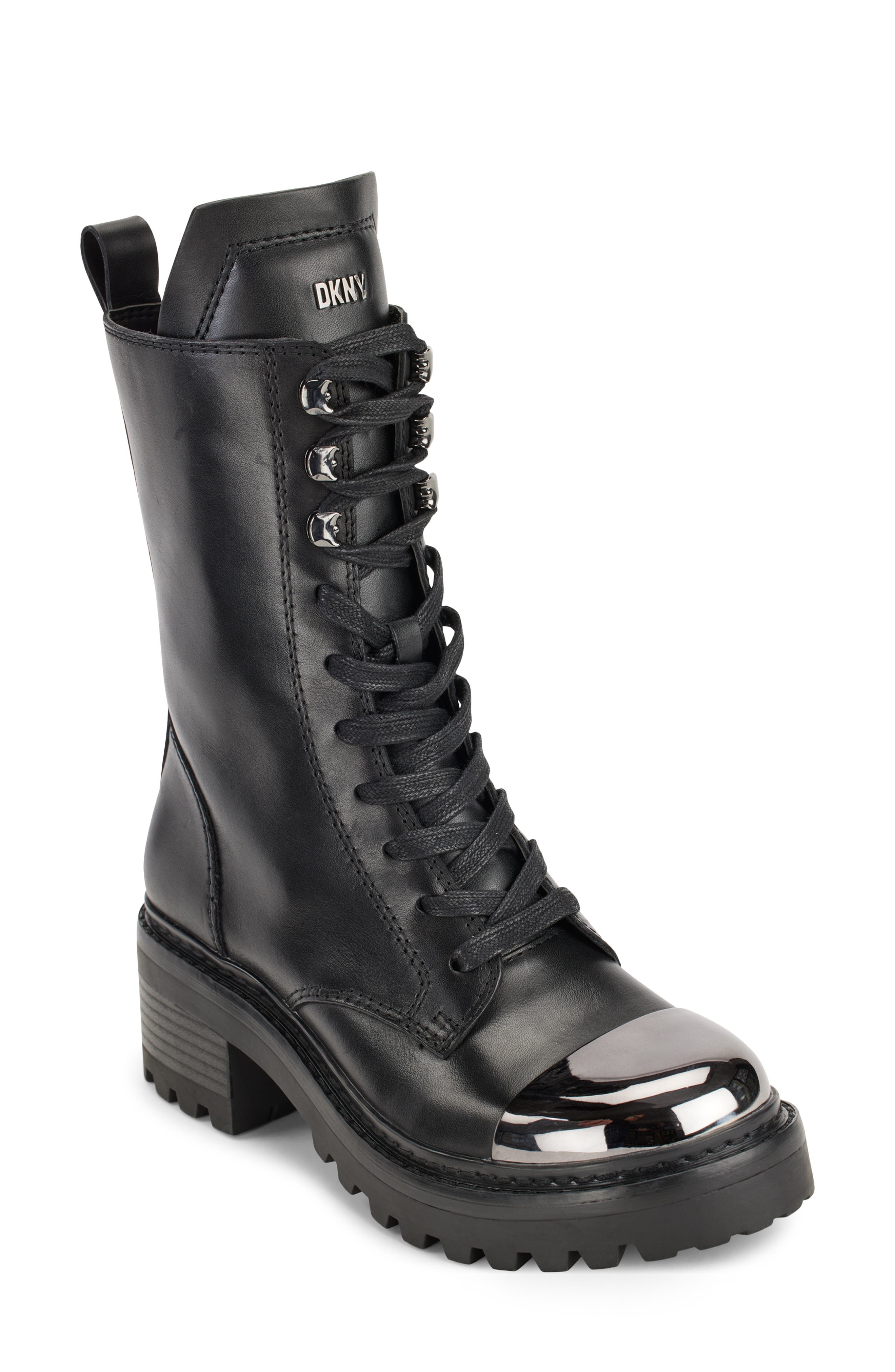 DKNY Barnett Combat Boot, Main, color, 