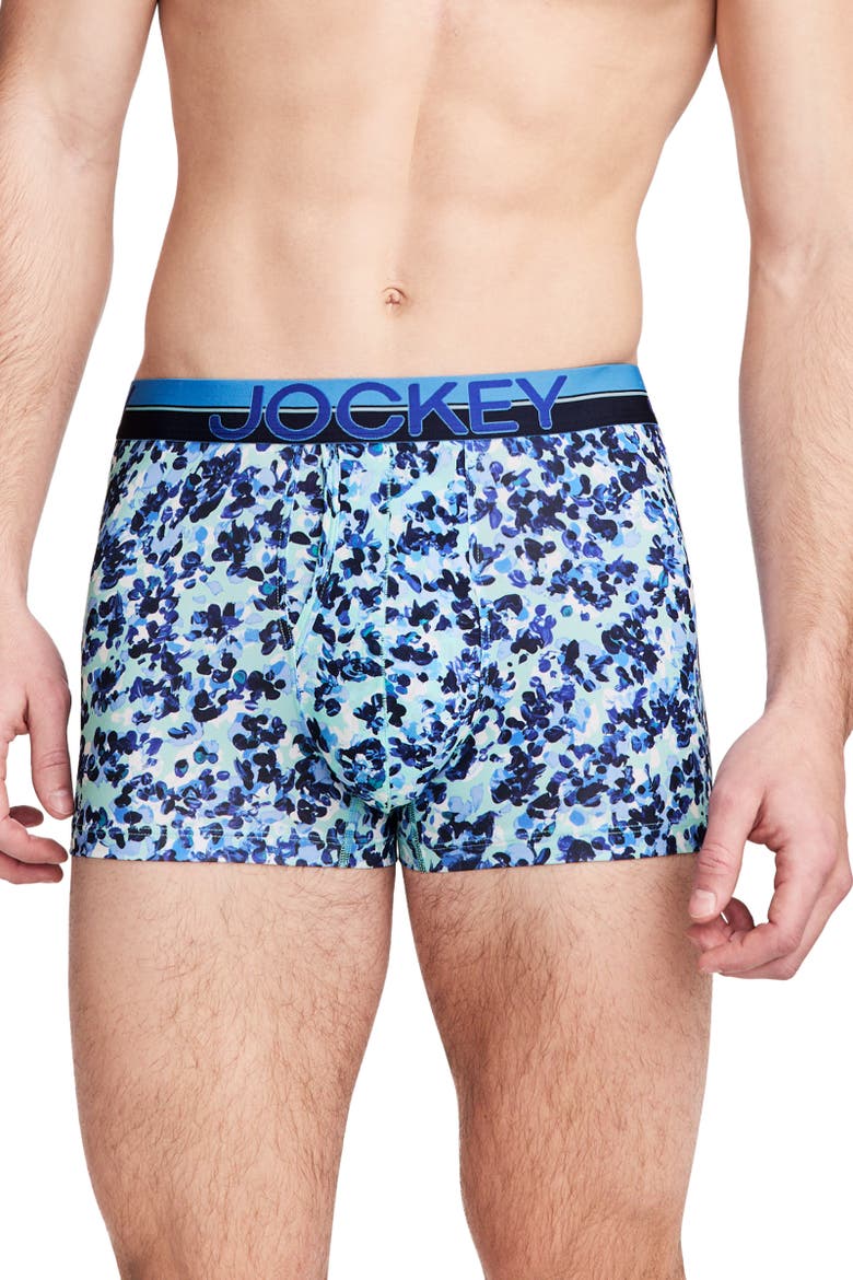 Mens Infinite Cool Microfiber Stretch 3.5" Trunk - 3 Pack, Alternate, color, Iced Petals