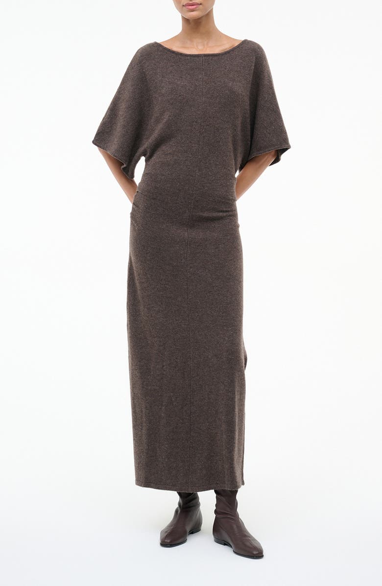 STAUD Amelie Wool Blend Sweater Dress, Main, color, Canyon