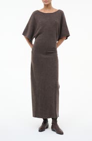 STAUD Amelie Wool Blend Sweater Dress