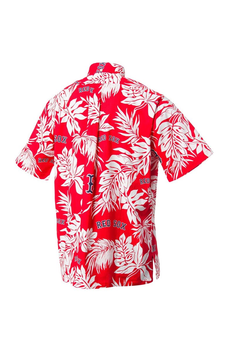 Reyn Spooner Men's Reyn Spooner Red Boston Red Sox Aloha Button-Down Shirt, Alternate, color, 