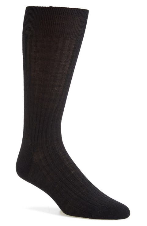 Merino Wool Blend Dress Socks
