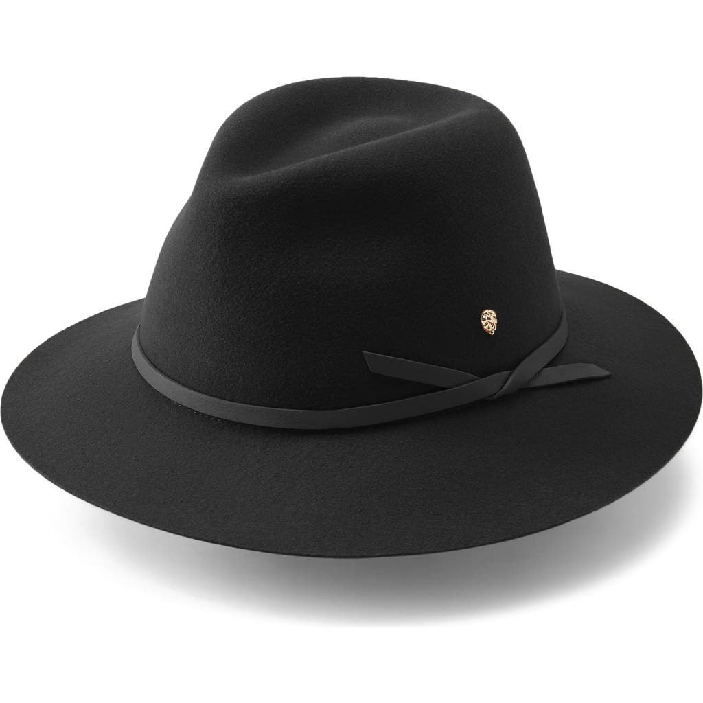 Helen Kaminski Carly Wool Fedora In Black
