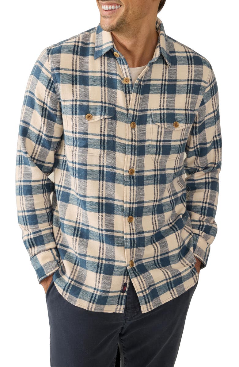 Faherty Mill Creek Flannel Overshirt, Main, color,