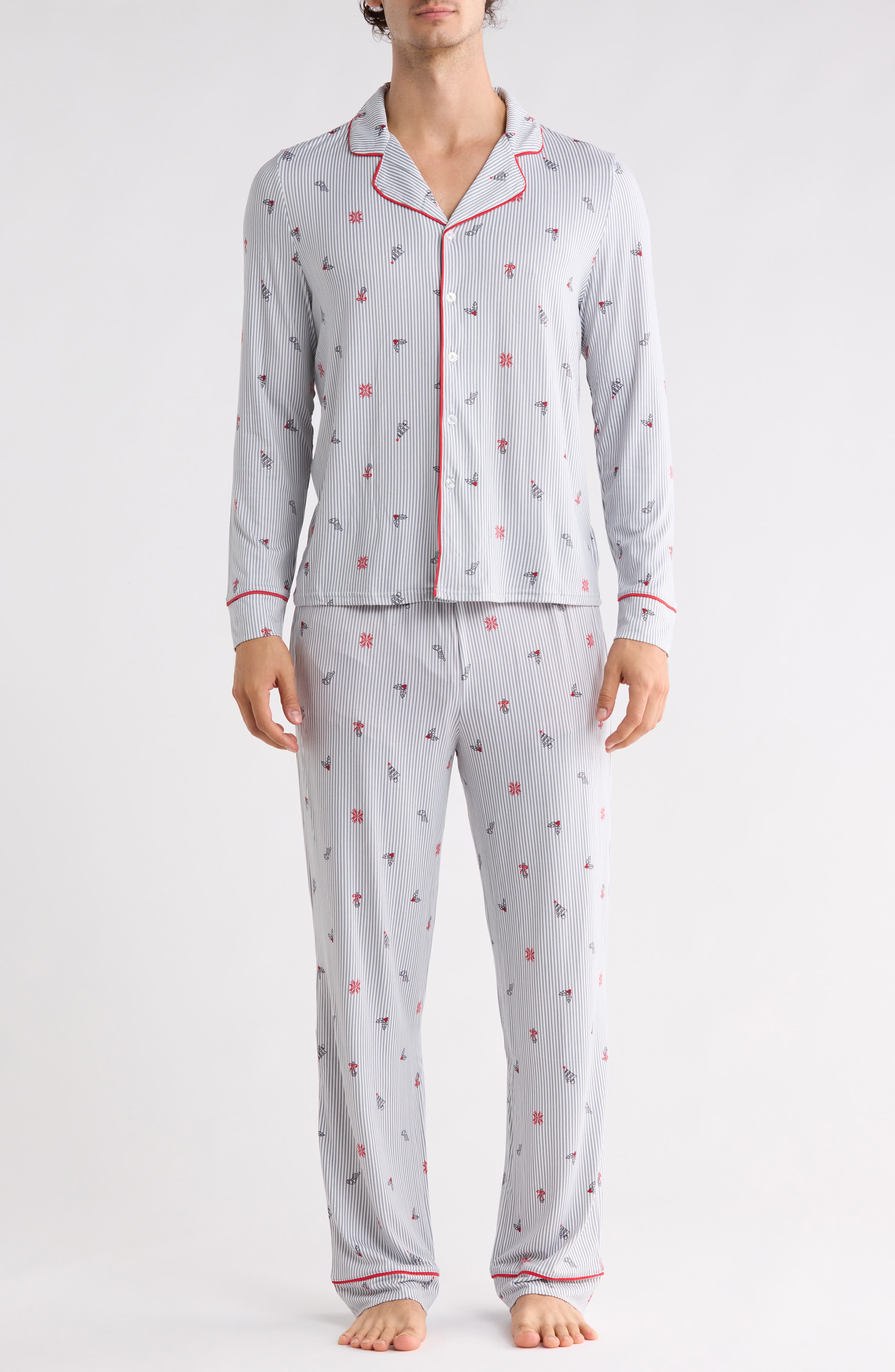 For Dad Holiday Stripe Matching Family Pajamas