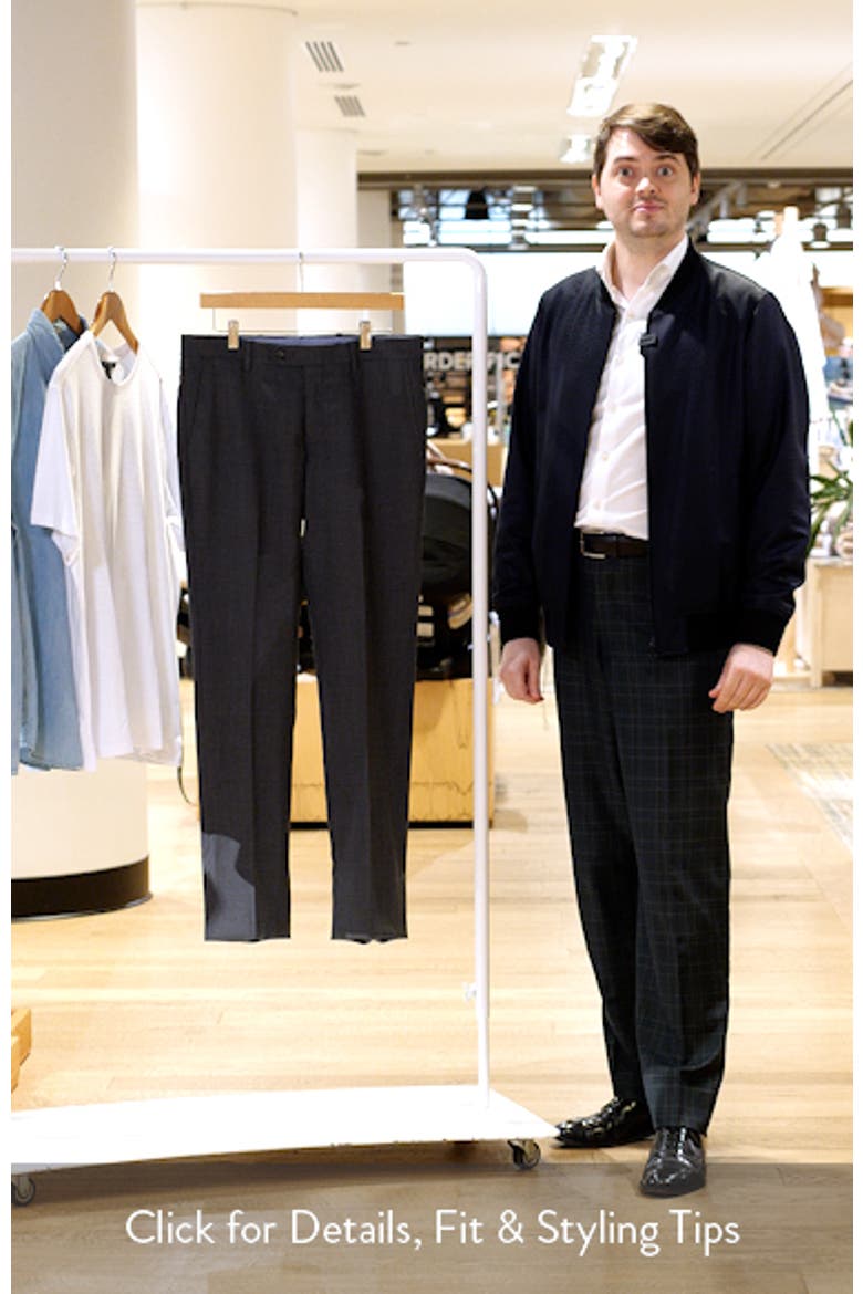 Flat Front Tropical Weight Wool Dress Pants video