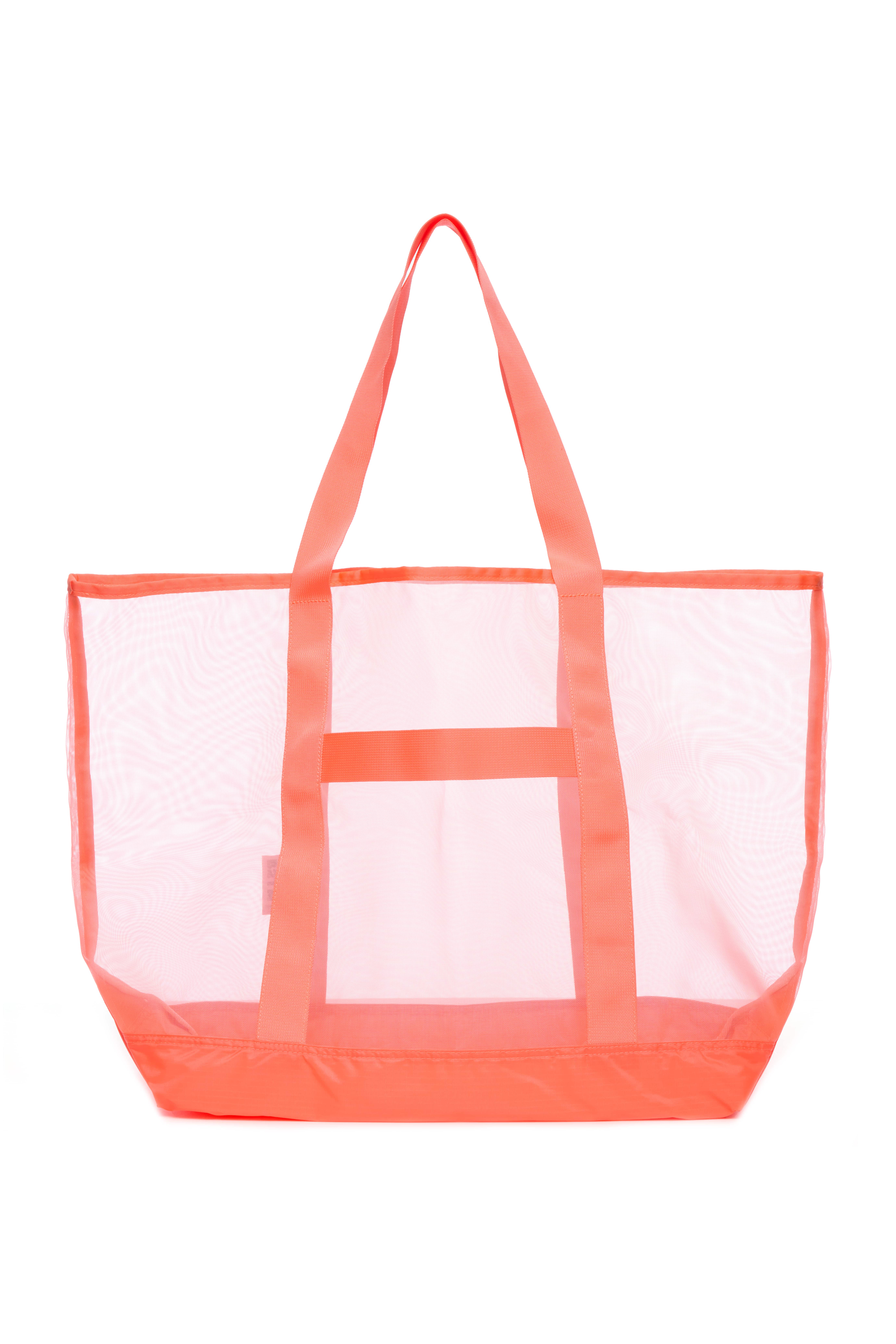 Baboon to the Moon Mesh Tote, Alternate, color, Neon Punch