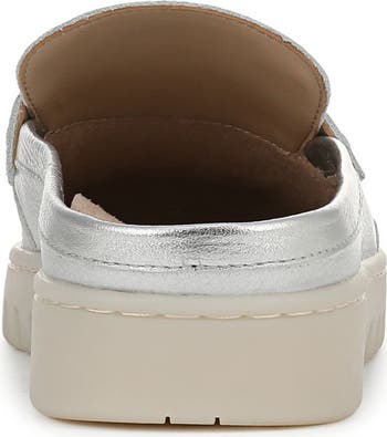 Ms. Adler Leather Lug Penny Loafers