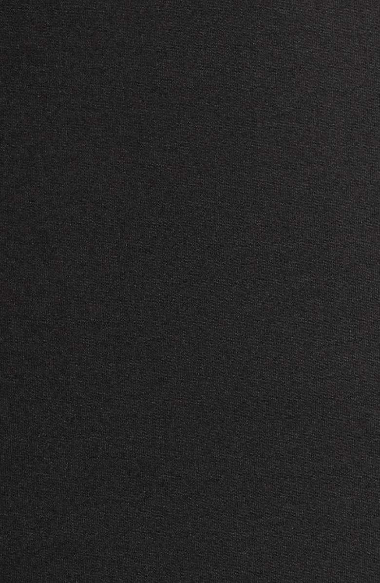 Eliza J Off the Shoulder Bow Gown, Alternate, color, Black