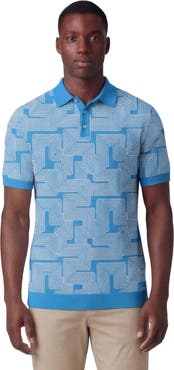 Lords of Harlech Inter Twine Mens Merino Silk Cashmere Polo