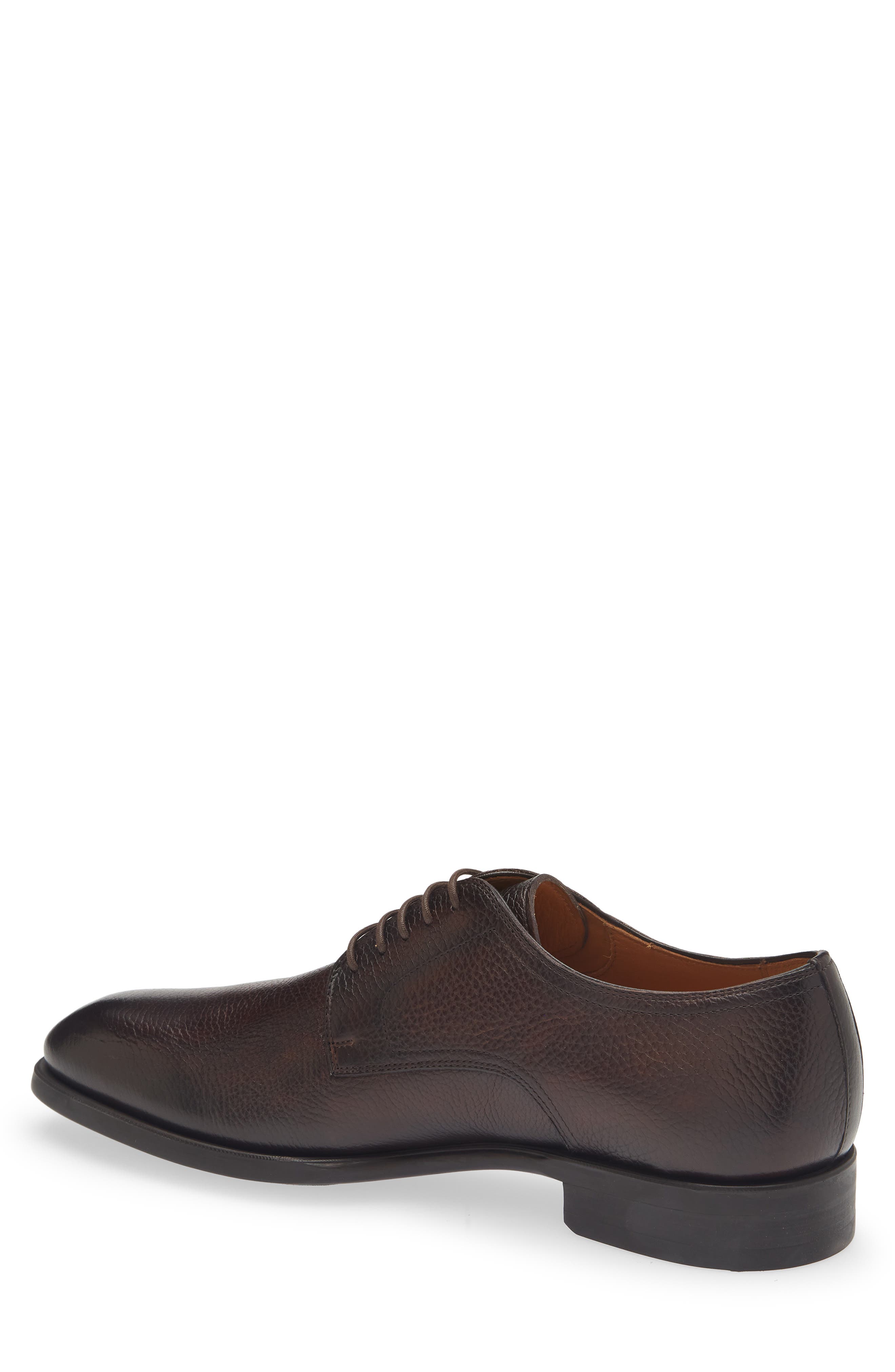Magnanni Melo Derby, Alternate, color, Brown Rugo