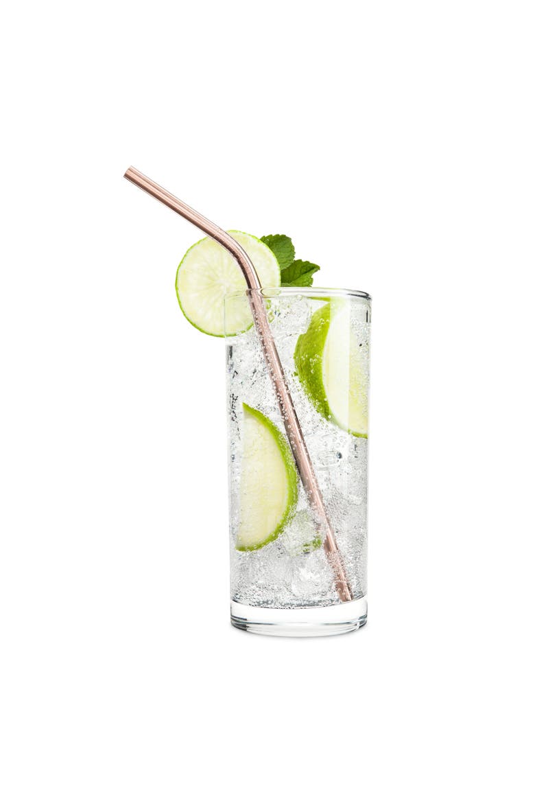Cocktail Straws, Alternate, color, Summit