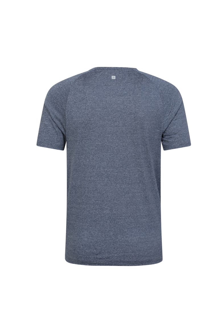 Agra Striped IsoCool T-Shirt, Alternate, color, Navy