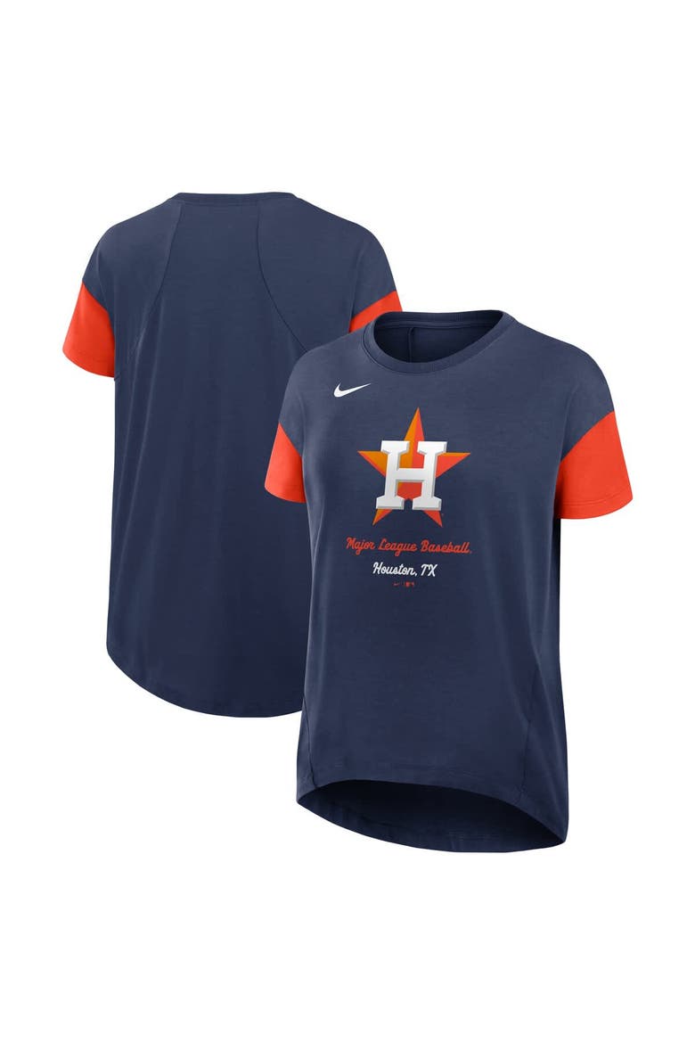 Women's Nike Navy Houston Astros Flowy Fashion T-Shirt, Main, color, Navy