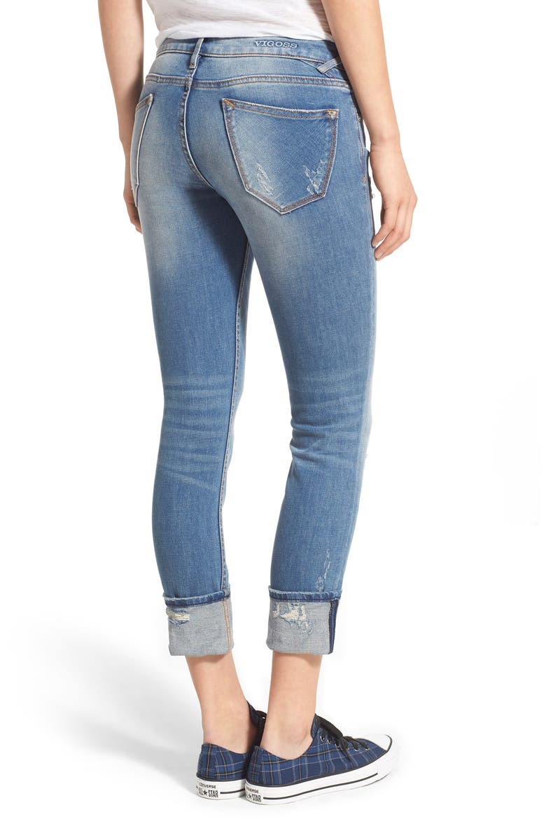 'Tompson' Easy Skinny Jeans, Alternate, color, MEDIUM WASH