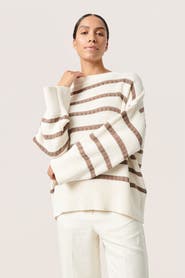 Soaked in Luxury Ravalina Stripes Casual Fit Pullover