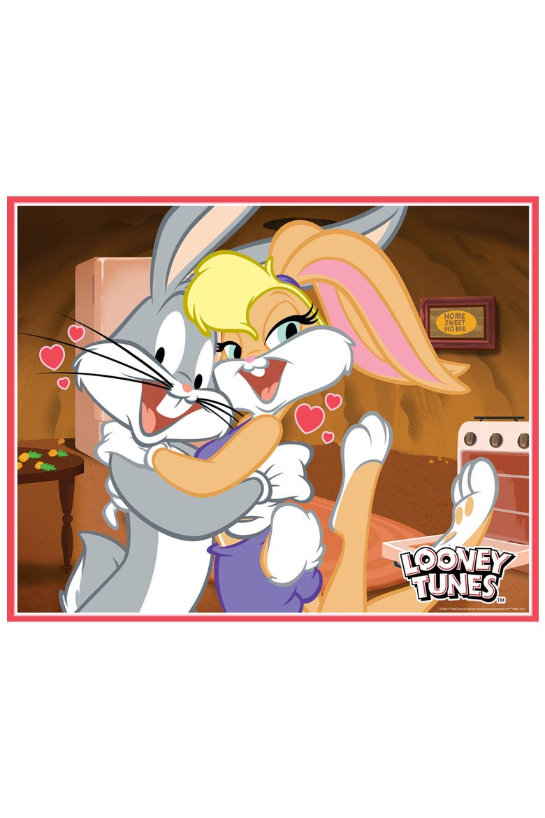 Looney Tunes 100pc Puzzles 4-Pack, Alternate, color, Multicolor