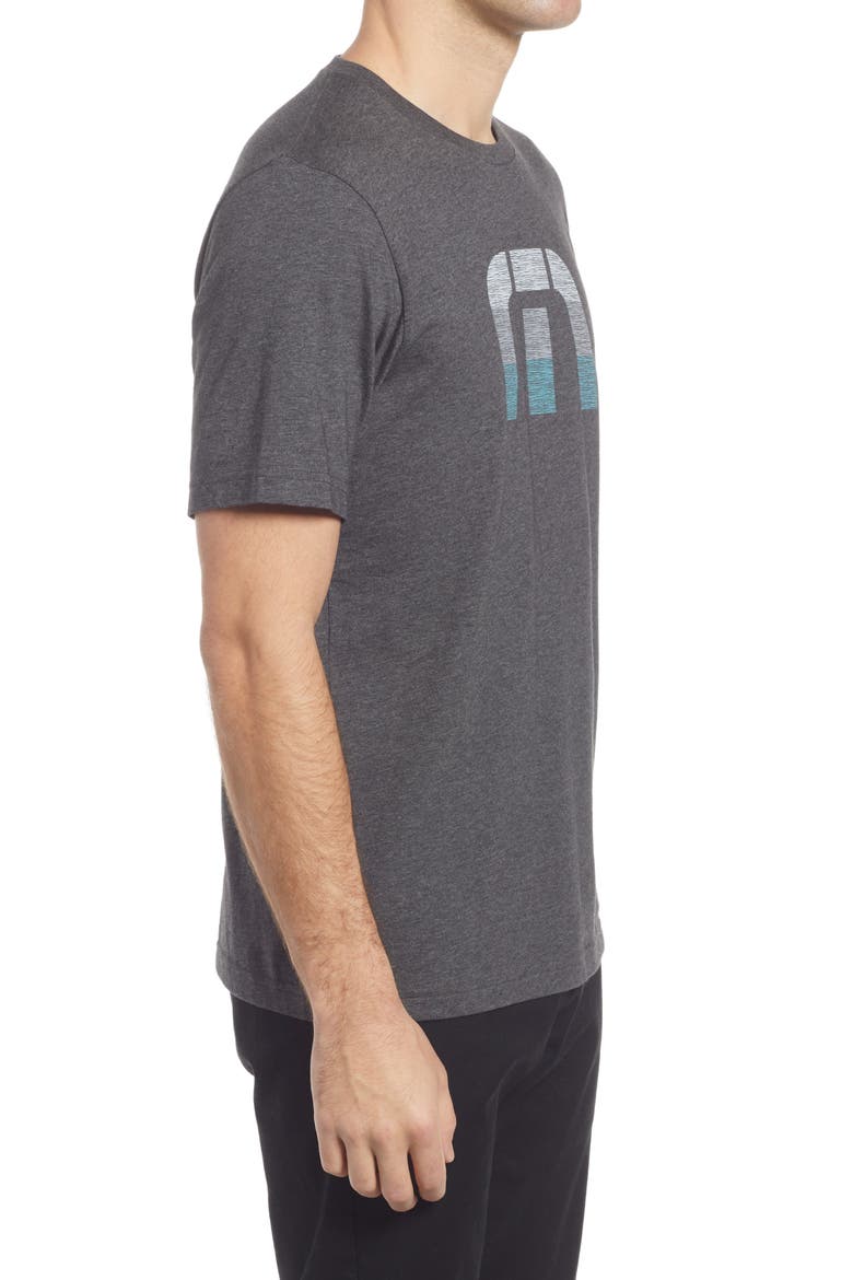 Buttered Rum Men's Graphic Tee, Alternate, color, HEATHER GREY PINSTRIPE