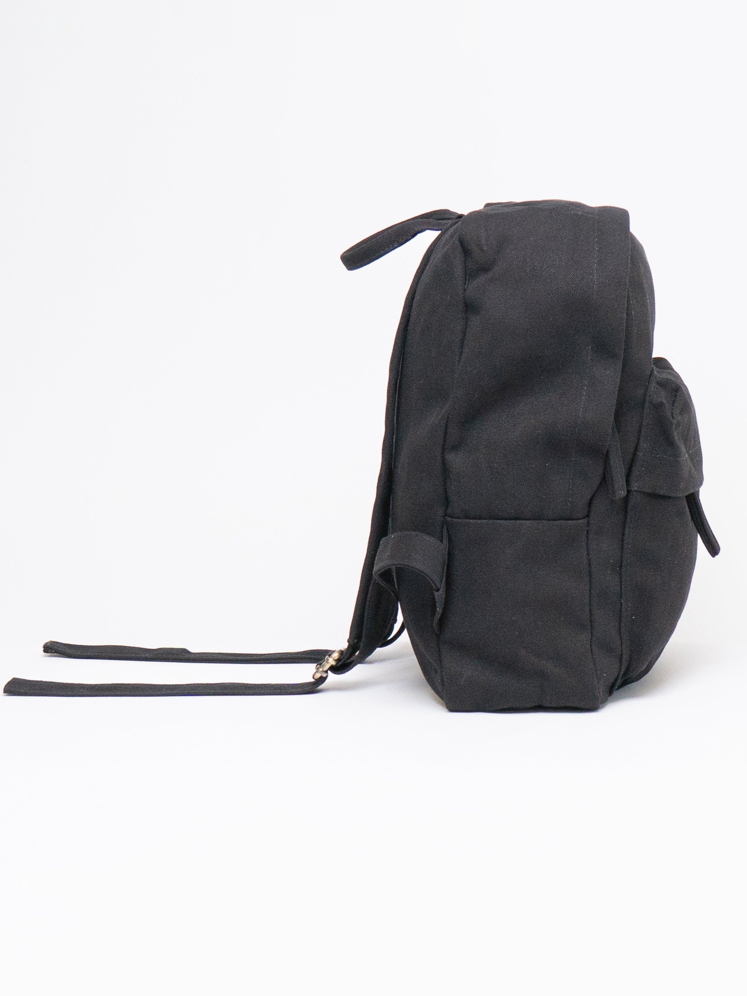 Terra Thread Organic Cotton Mini Backpack, Alternate, color, Ivory Black