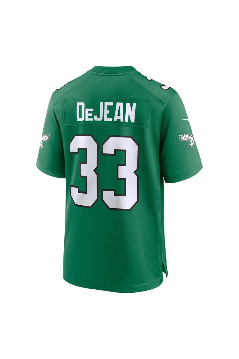 Men's Nike Cooper DeJean  Kelly Green Philadelphia Eagles Alternate Game Jersey, Alternate, color, Kelly Green