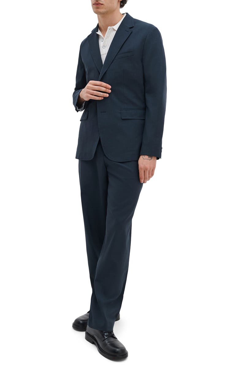 rag & bone Skeleton Wool Blazer, Alternate, color, 