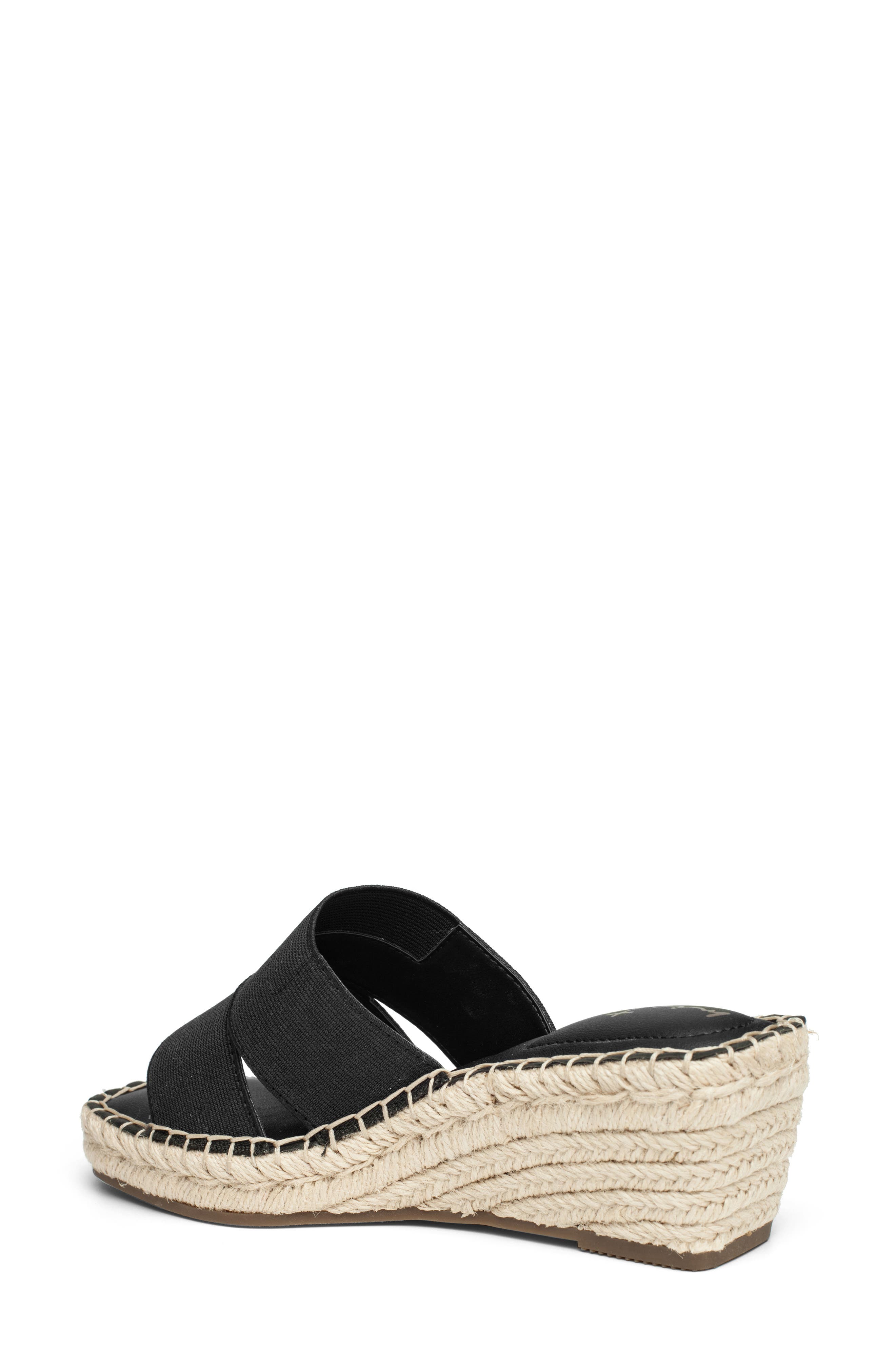 Me Too Caymen Espadrille Platform Wedge Slide Sandal, Alternate, color, 