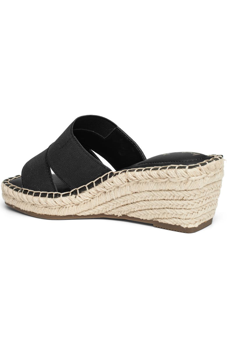 Me Too Caymen Espadrille Platform Wedge Slide Sandal, Alternate, color,