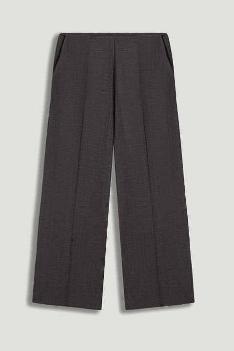 Wide Leg Fluid Pants