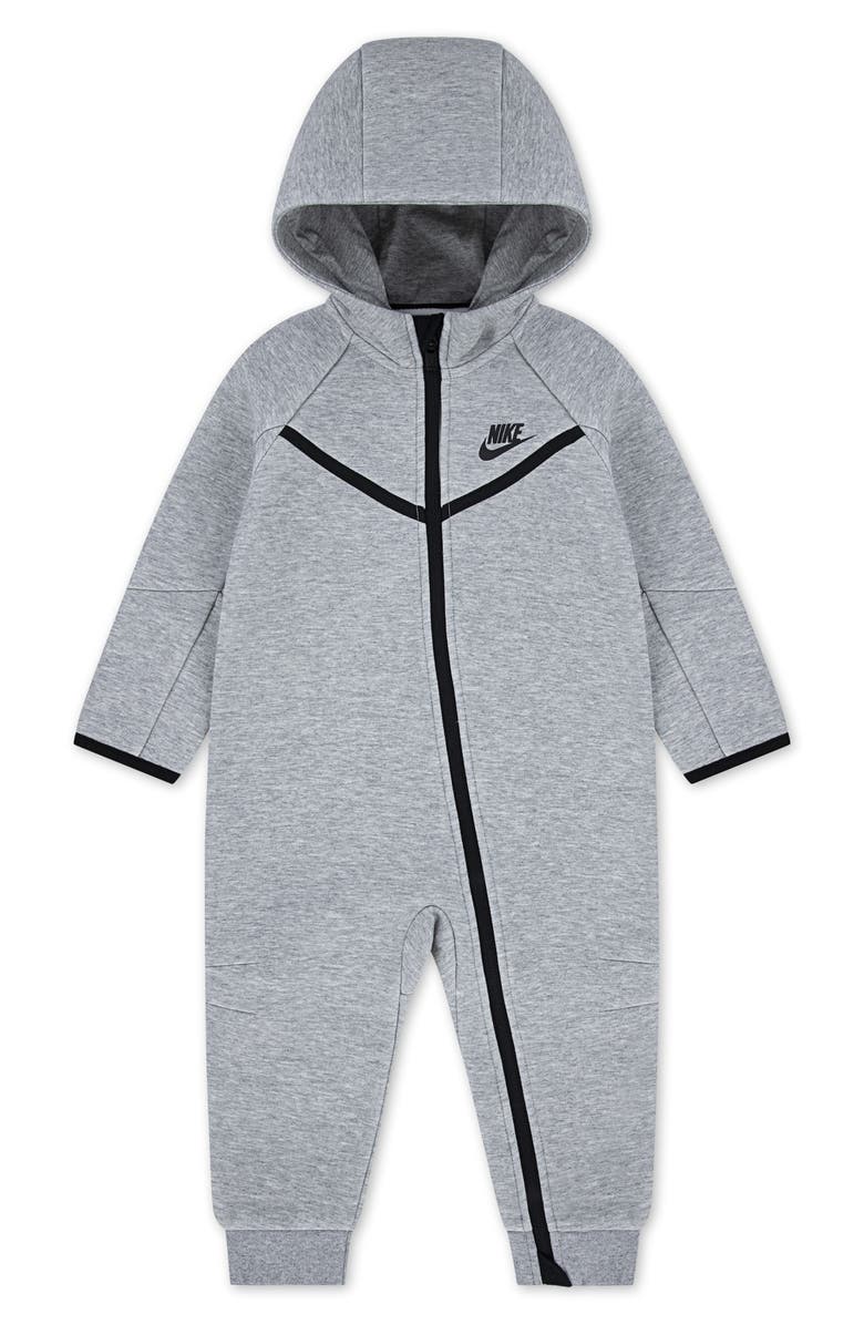 Nike Tech Fleece Hooded Romper, Main, color, 