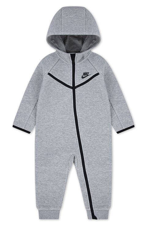 Tech Fleece Hooded Romper (Baby)