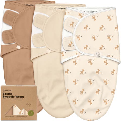 3-Pack Soothe Swaddle Wraps