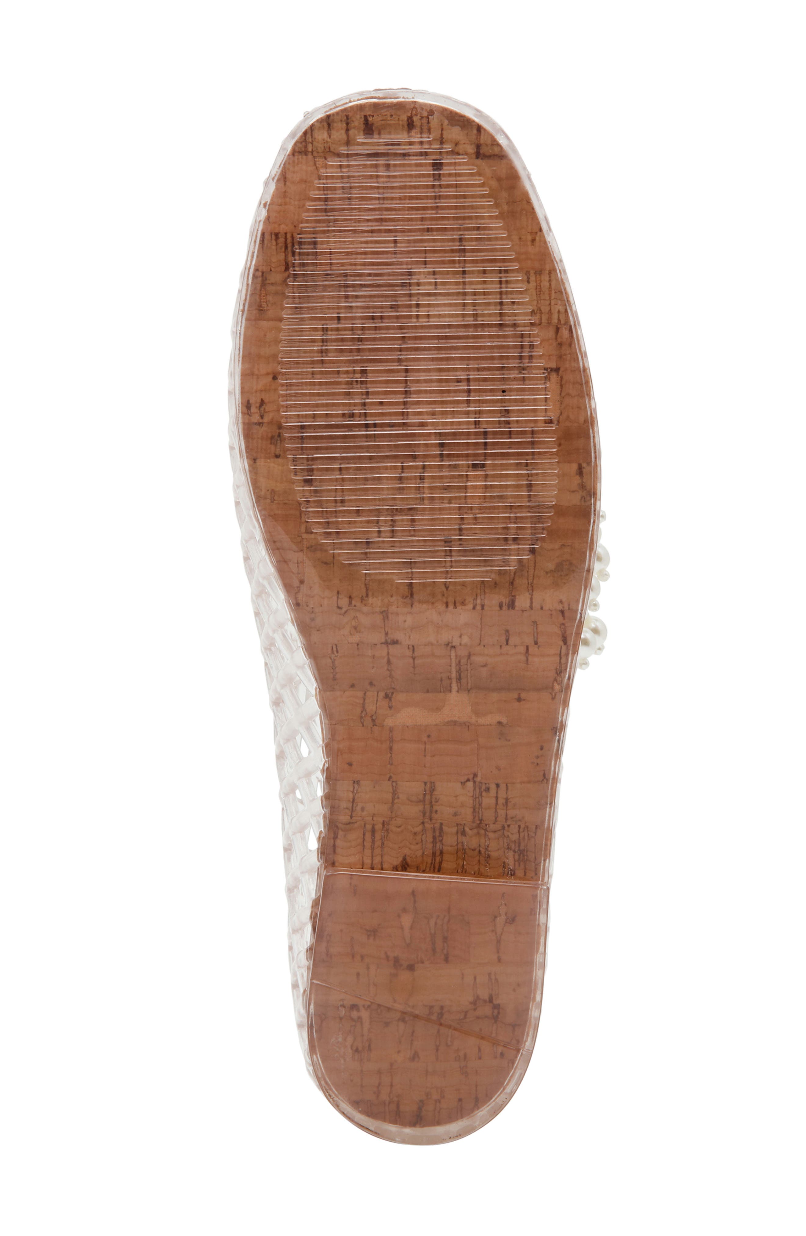 Steve Madden Grove Charm Jelly Flats, Alternate, color, Clear