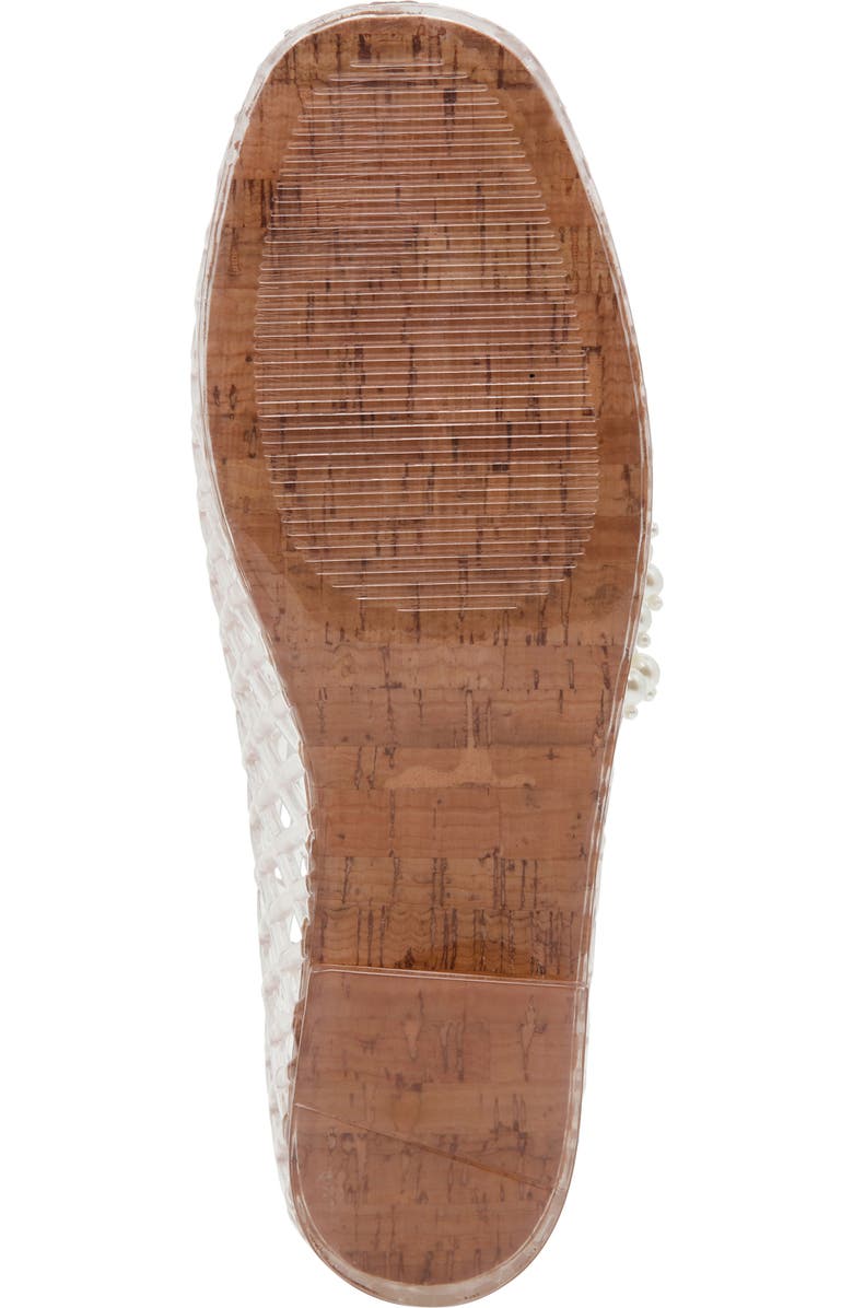 Steve Madden Grove Charm Jelly Flats, Alternate, color, Clear